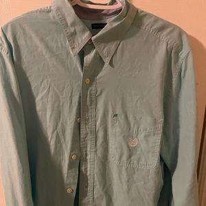 Mint green Chaps by Ralph Lauren button down [DAMAGED]